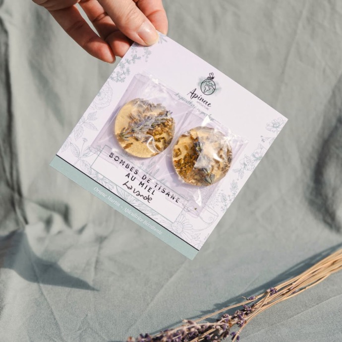 Bombes de tisane au miel - Lavande