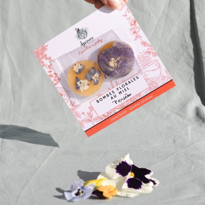 Bombes florales au miel x Pensée
