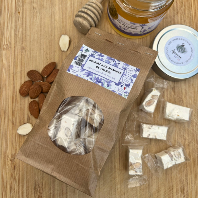 Sachet de Nougat Traditionnel - Amandes de France 150g