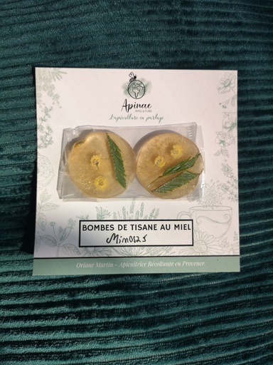 Bombes florales au miel - Mimosa