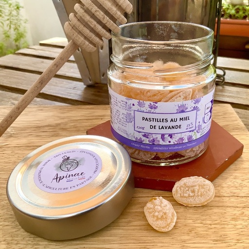 Pastilles au miel de lavande (25%) - 150g