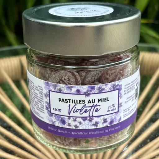 Pastilles au miel de Lavande - Violette 150g