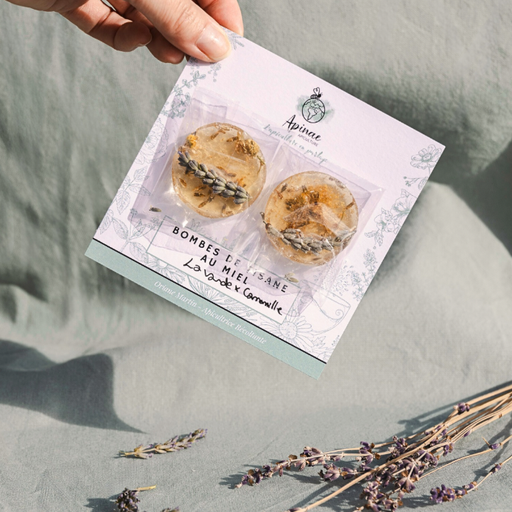 Bombes de tisane au miel - Lavande x Camomille