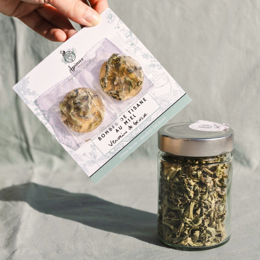 Bombes de tisane au miel - Verveine